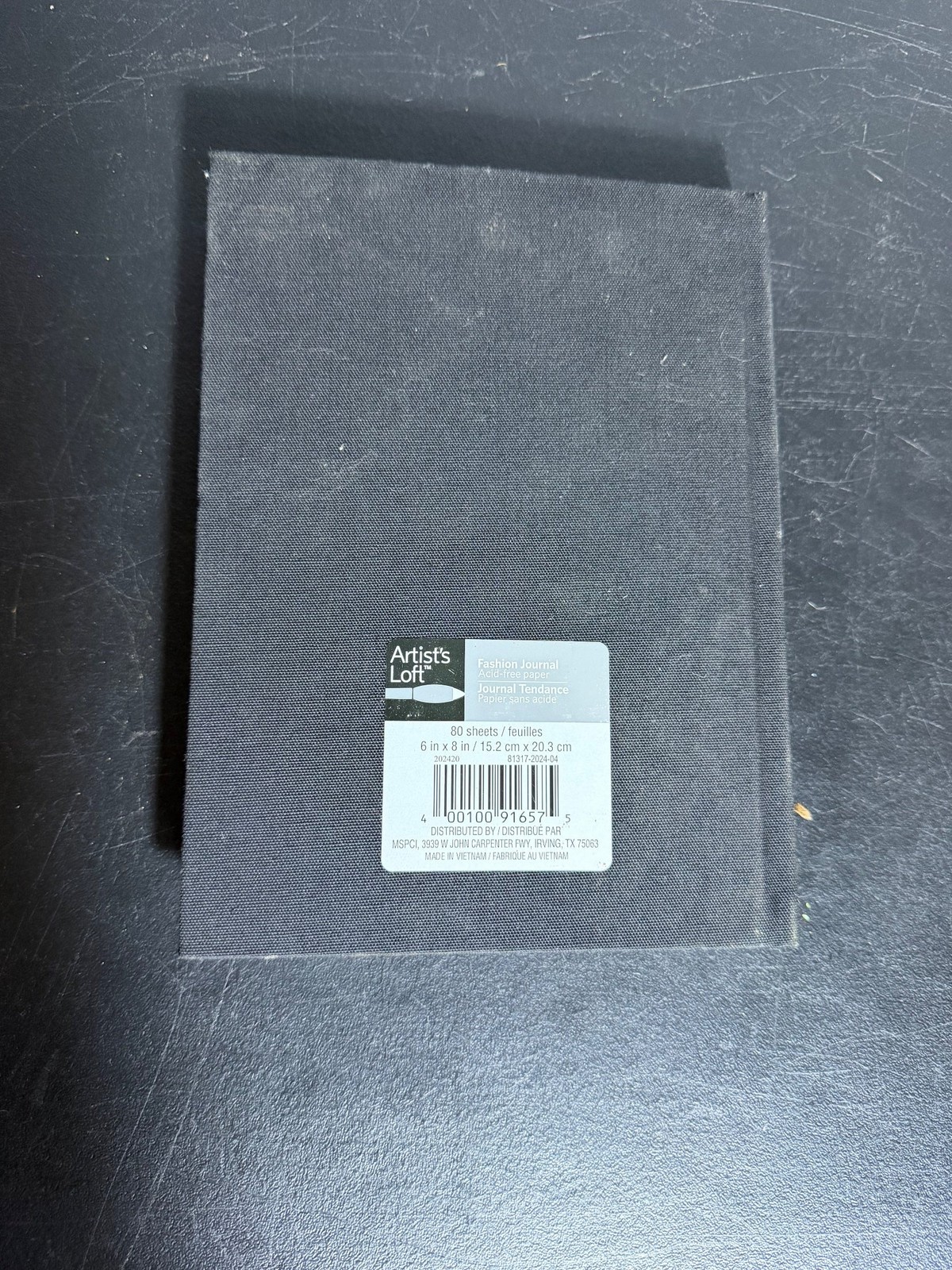 Artist’s Loft Fashion Journal Sketchbook 6×8″ 80 Acid-Free Sheets