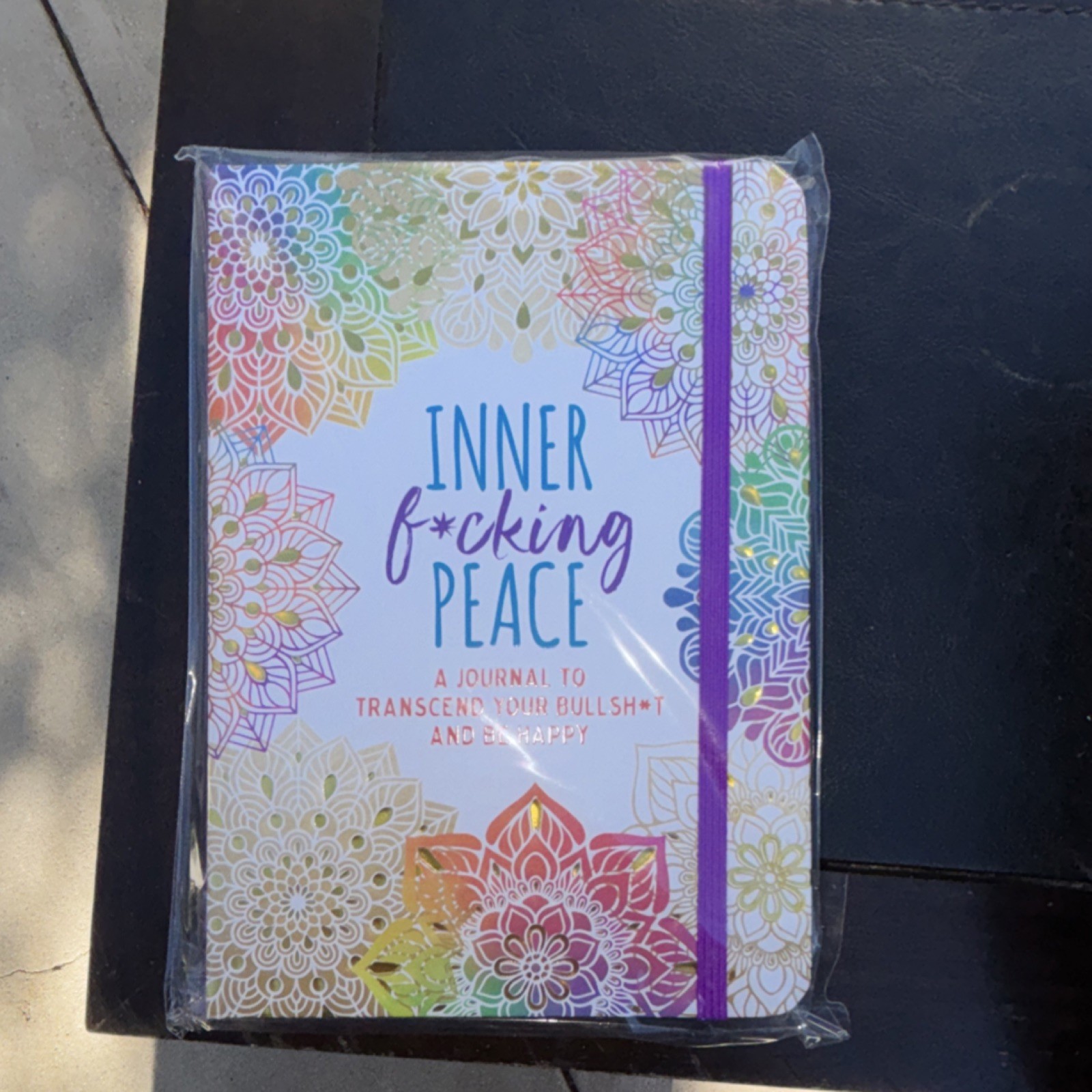 Peter Pauper Press Inner F*cking Peace Journal Elastic Band Acid Free Paper