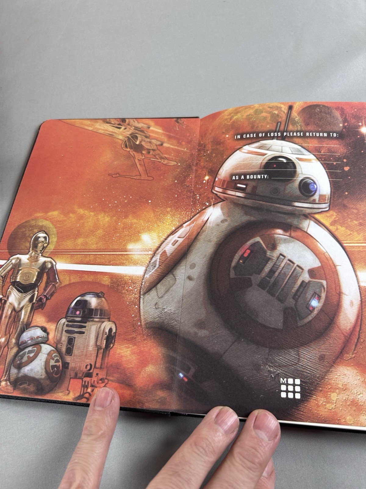 Moleskine BB8 Star wars ruled notebook, limited edition 5×8.25
