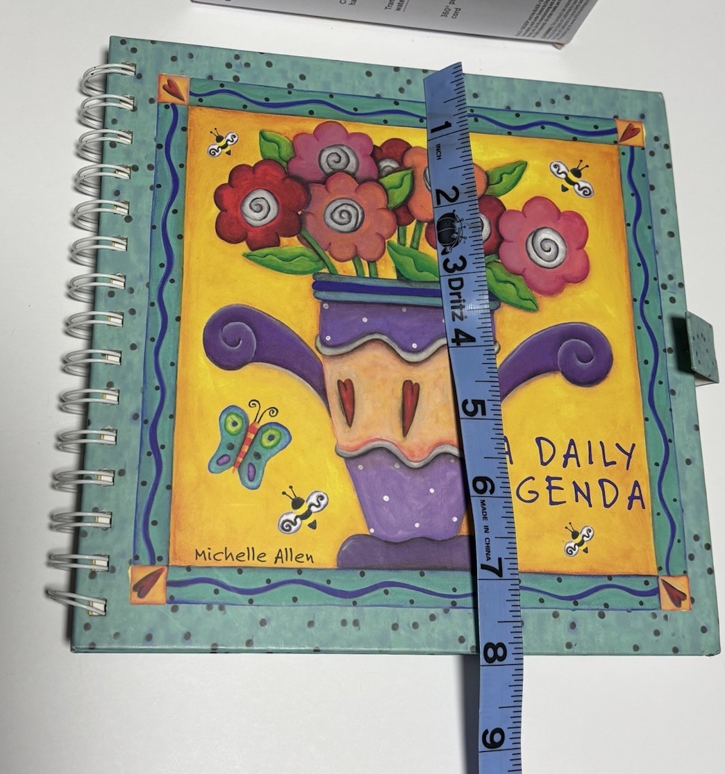 NEW “A Daily Agenda” by Michelle Allen, undated 52 week planner