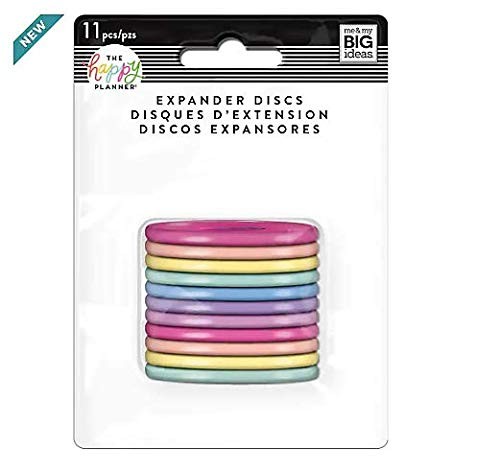 Happy Planner 2022 Multicolor Metal Expander Discs (11 Discs, 1.75 inches)