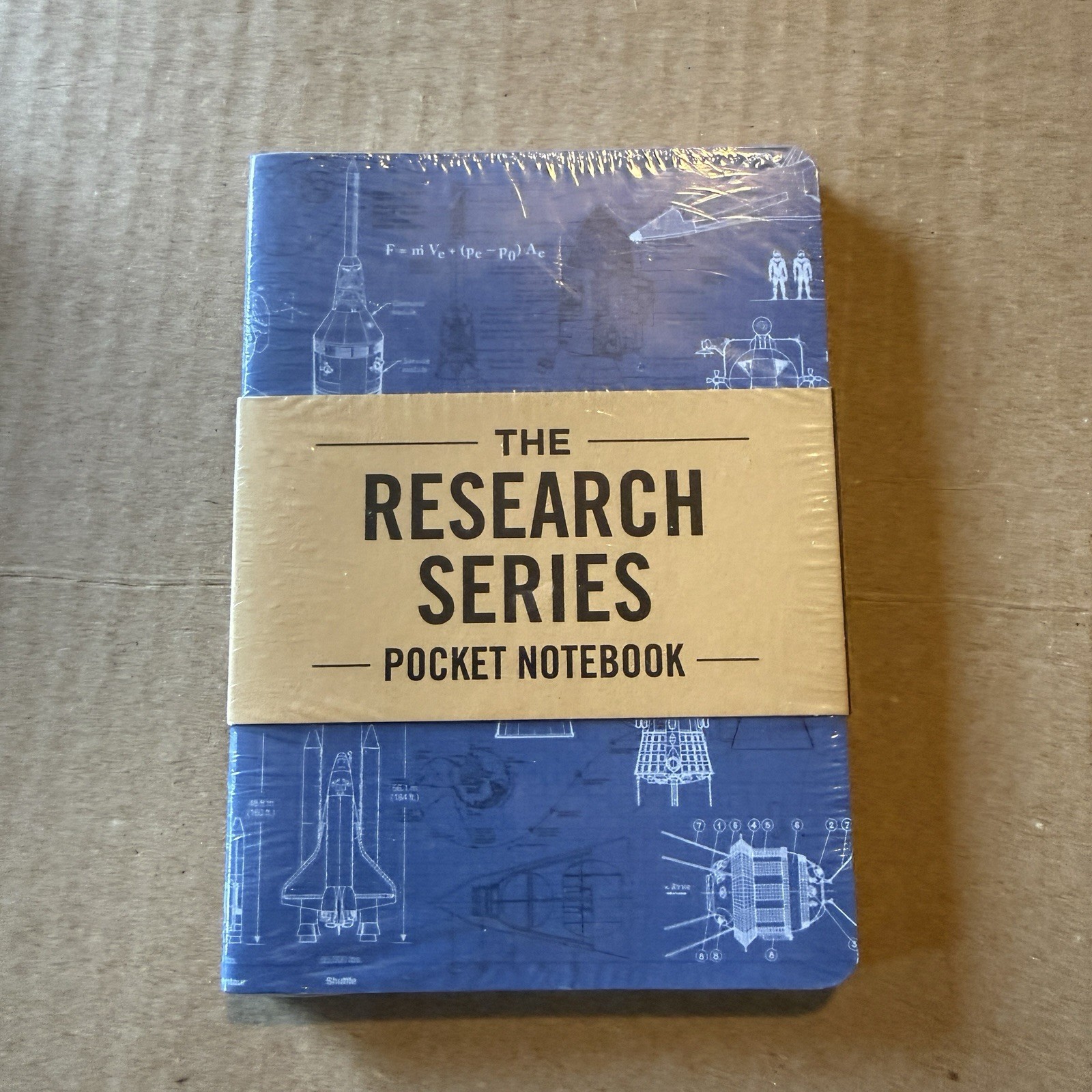 Cognitive Surplus Research Series Pocket Notebook Set Space Blueprint 4×6 New