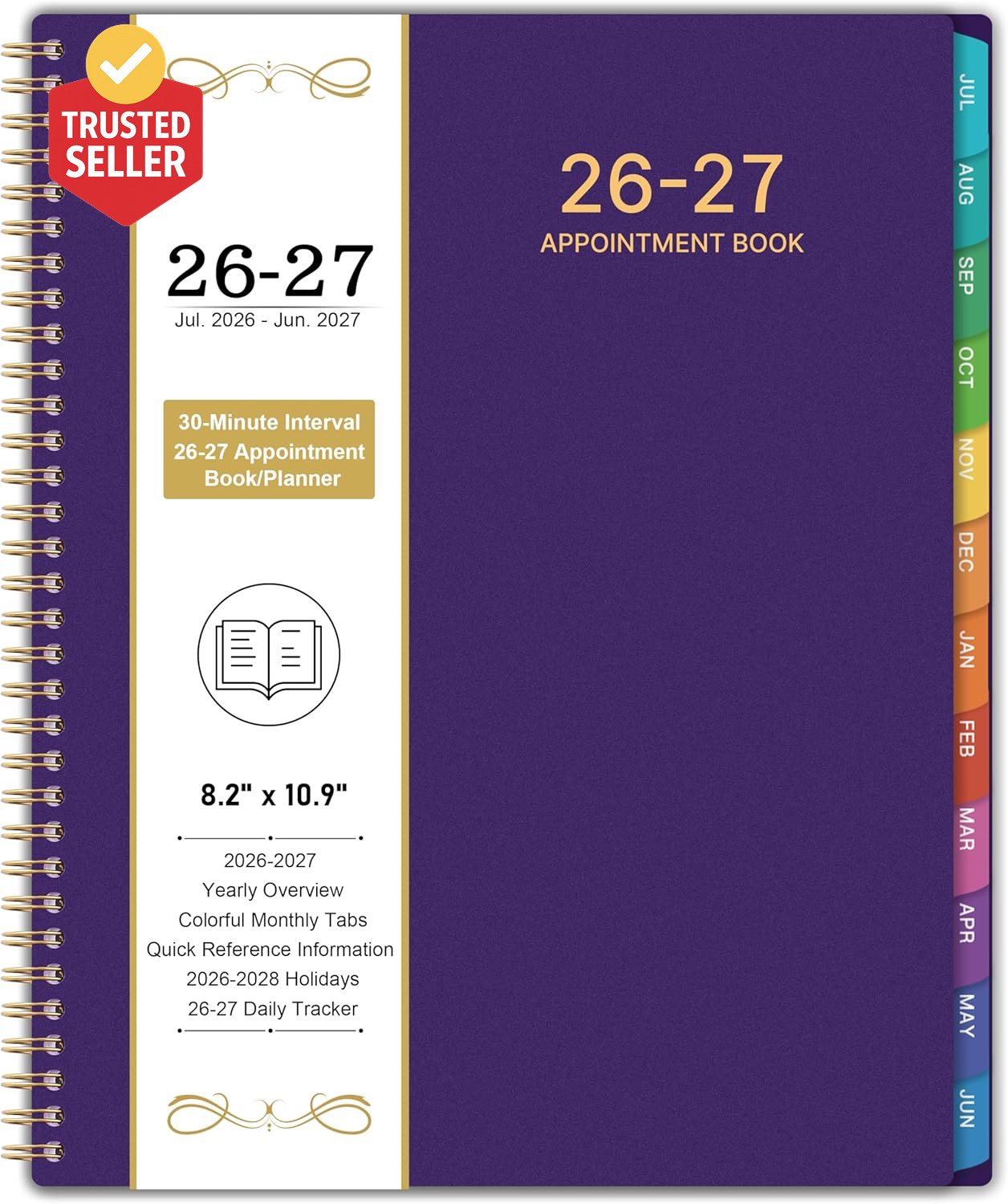 2026-2027 Appointment Book/Planner – 8.2″ X 11″, Daily Planner from Jul. 2026 –
