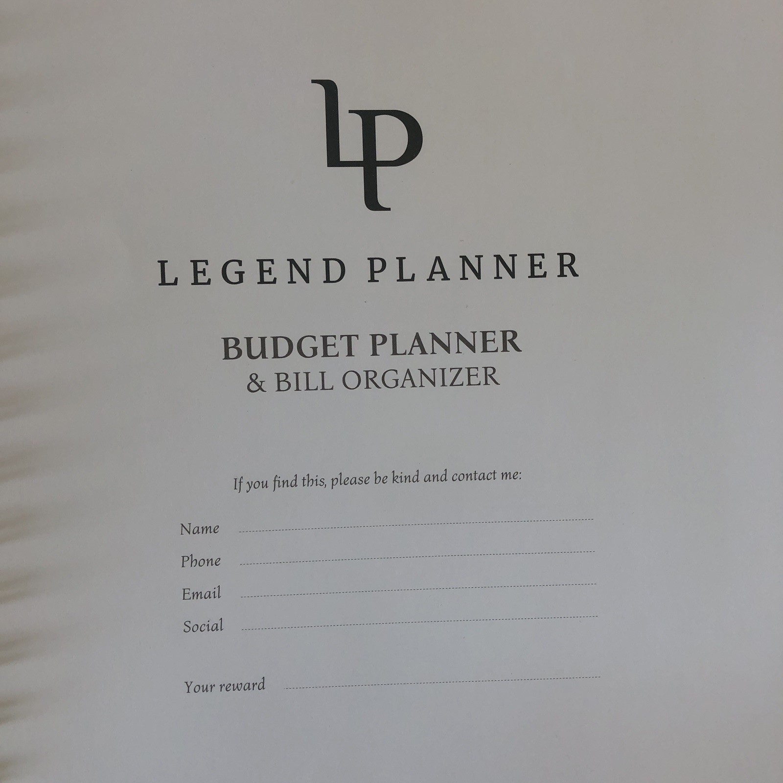 Legend Planner Monthly Orangizer Planner Mint Green New Undated