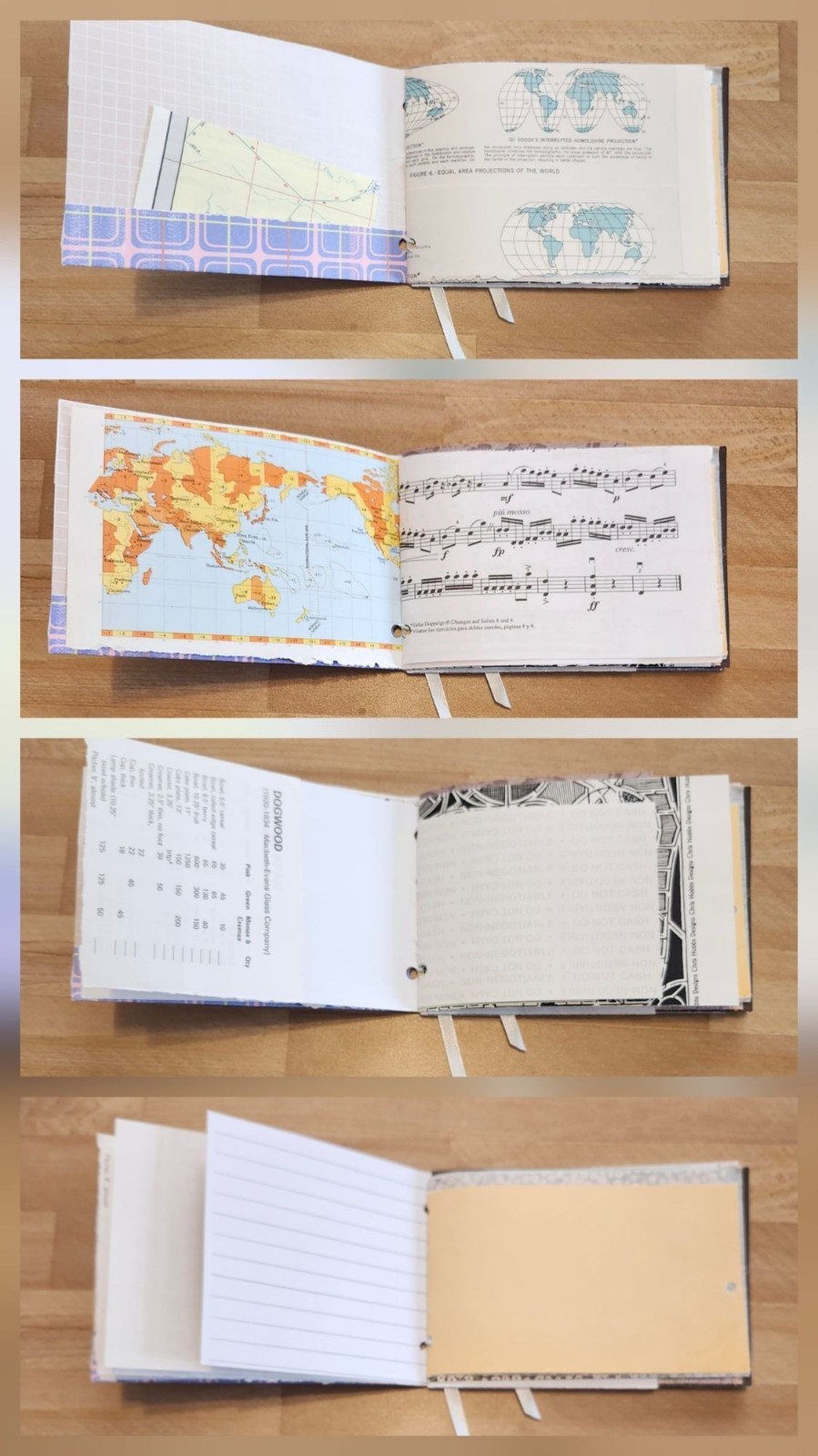 Colorful Handmade Junk Journal 60 pages