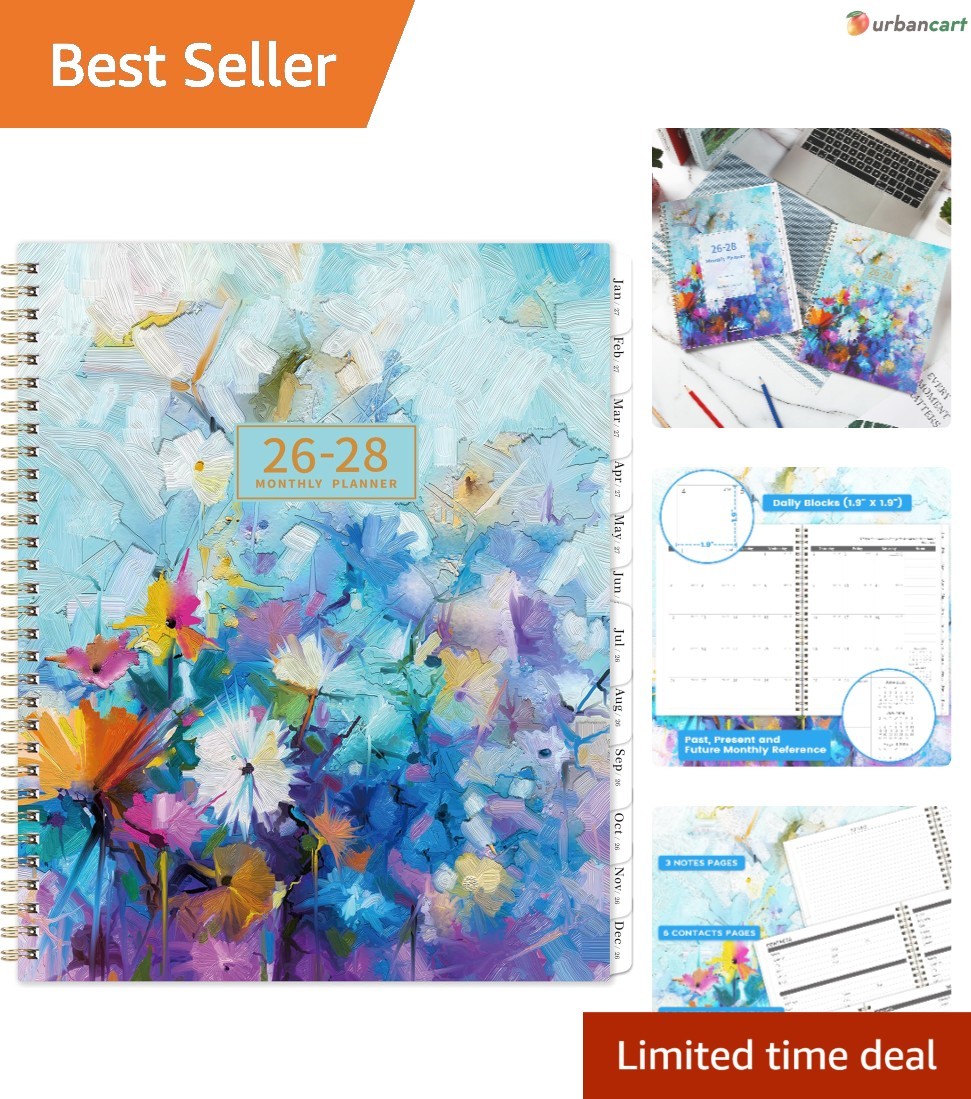 2026-2028 Ultimate 2- Monthly Planner with Pockets & Tabs