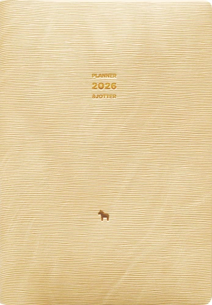 el commune Matca Planner, 2026, January Start, B6, Weekly, Left, Compis, Beige,