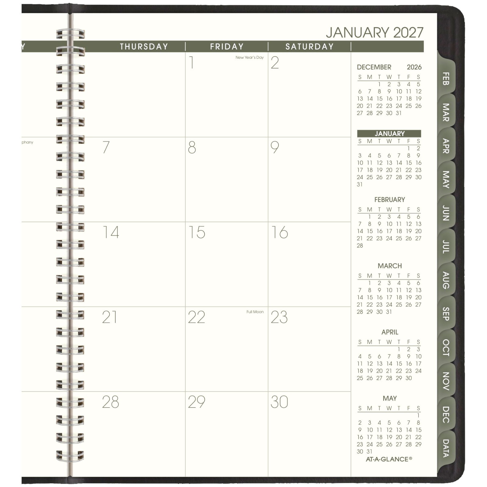 2026 At-A-Glance 70-120G-05 Monthly Planner, Recycled, 7 x 8-3/4″