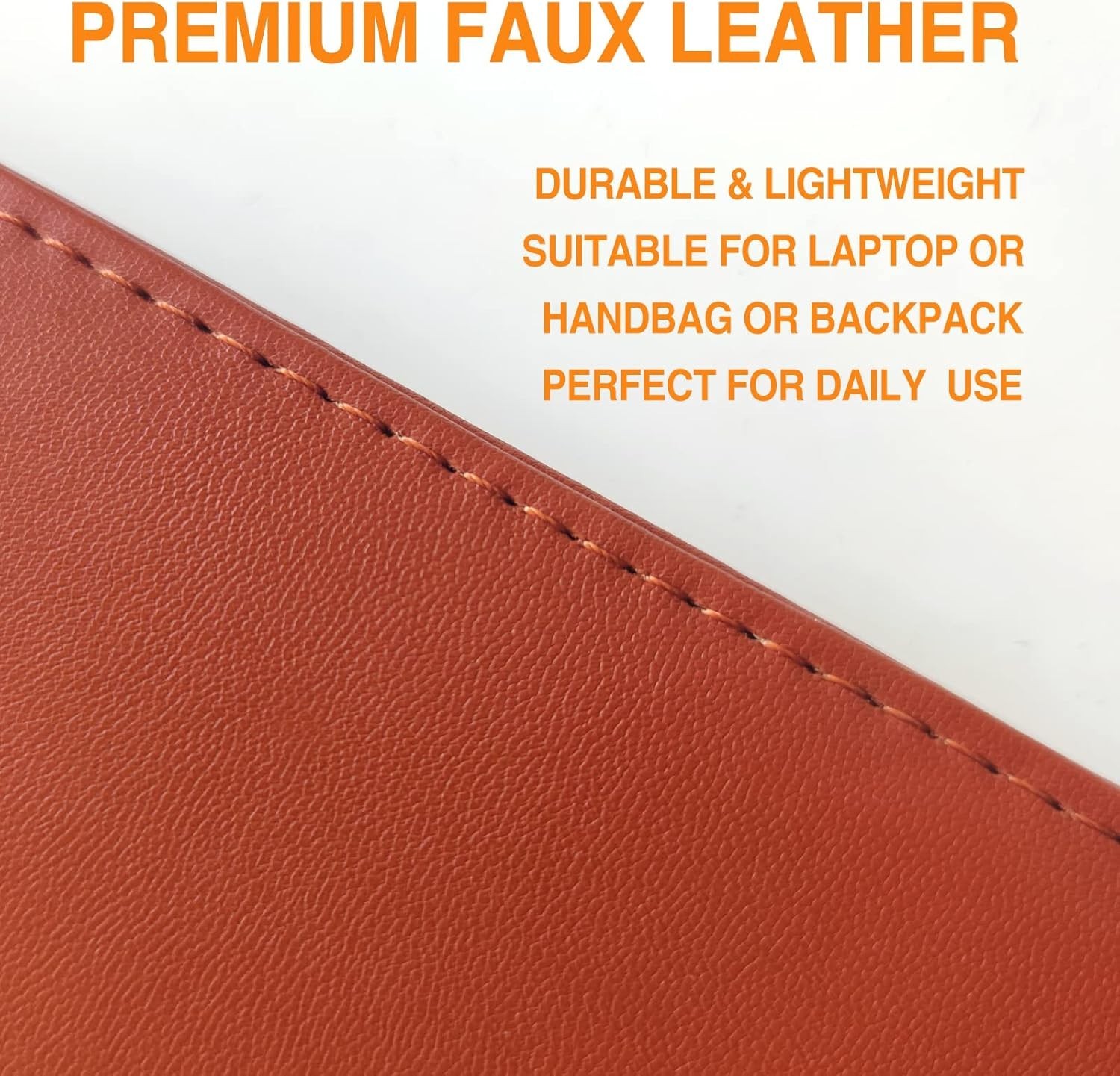 Brown Leather Portfolio Folder Padfolio Business Padfolio Organizer Document