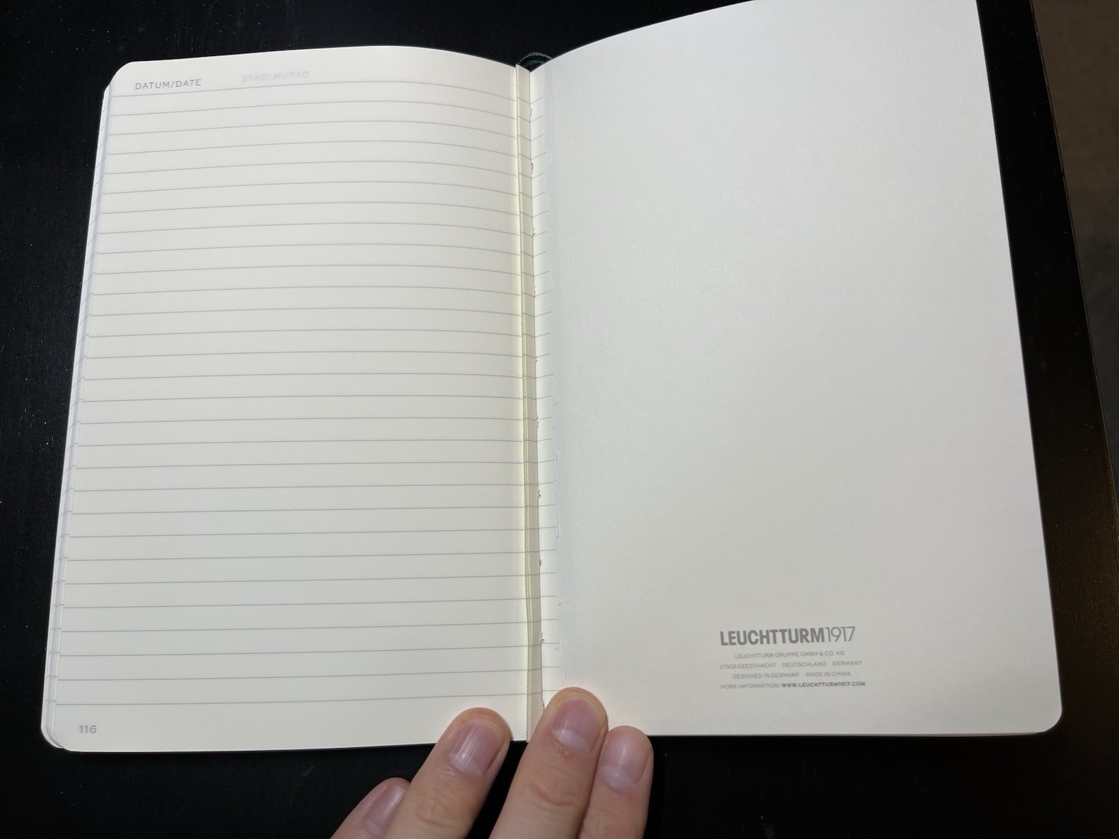 Leuchtturm1917 Softcover Notebook – B6+ – Forrest Green