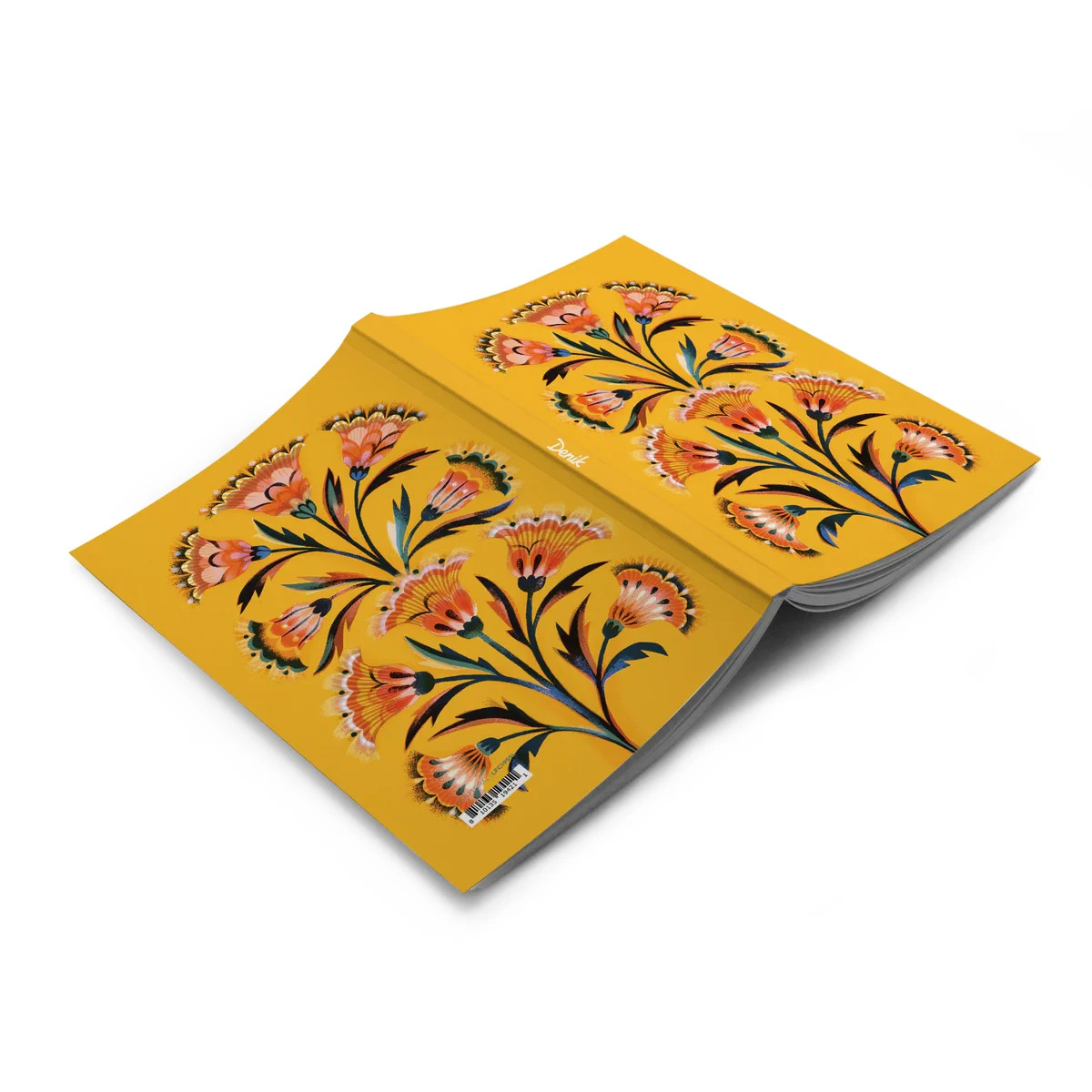 Denik Golden Floral Classic Layflat Notebook, 144 pages NEW