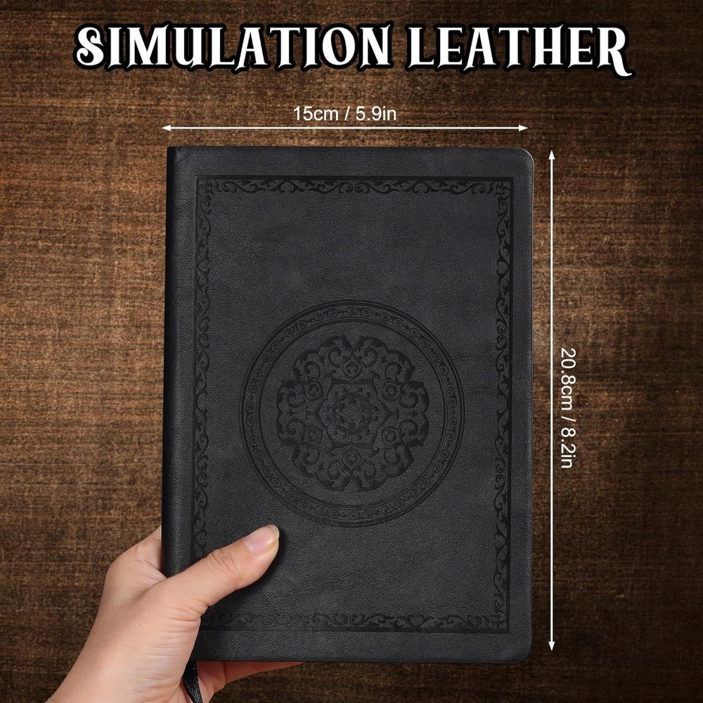 Vintage Leather Journal Notebook 300 Pages Lined Writing Journal for Travel