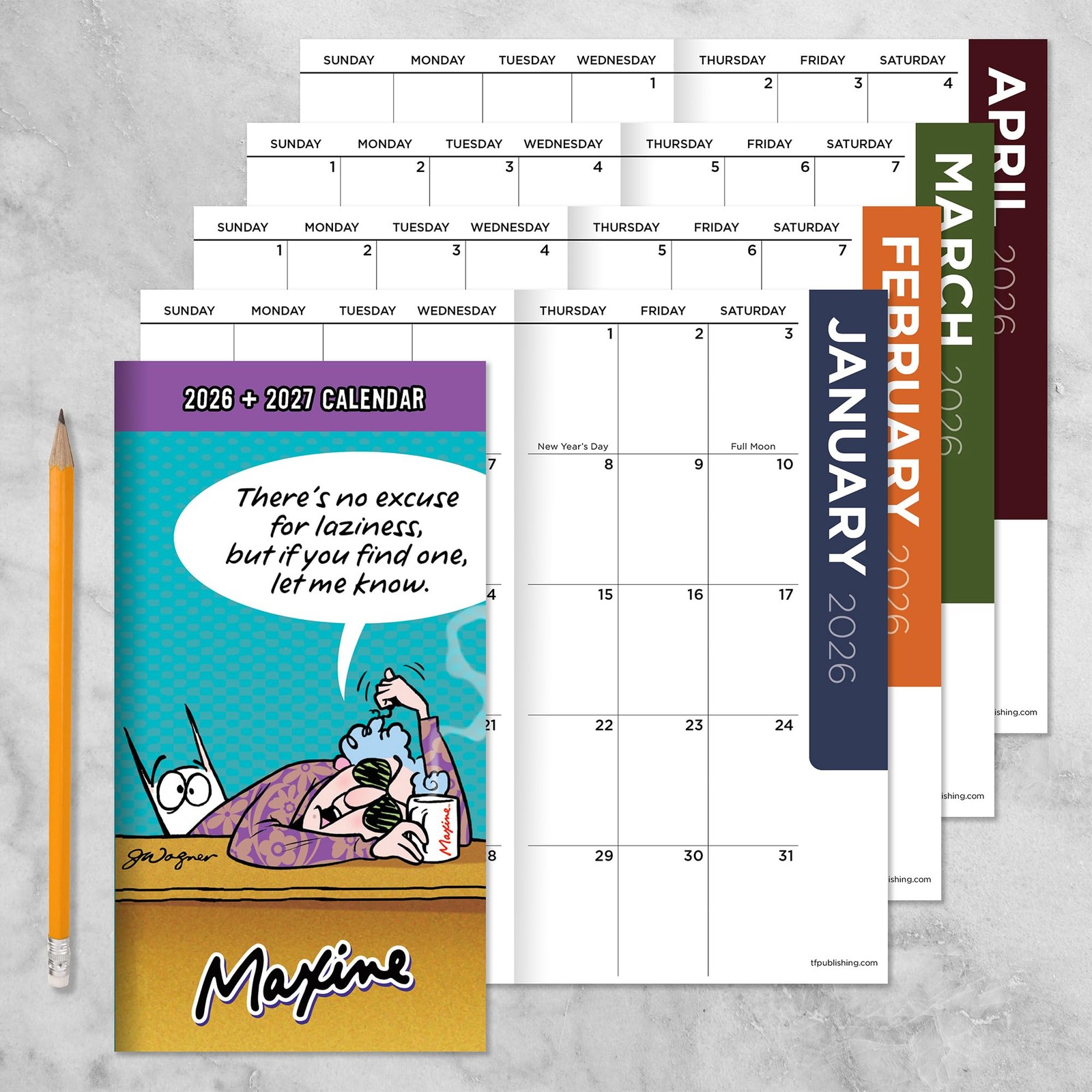 TF Publishing 2026-2027 Maxine Small Planner (2026-2027),