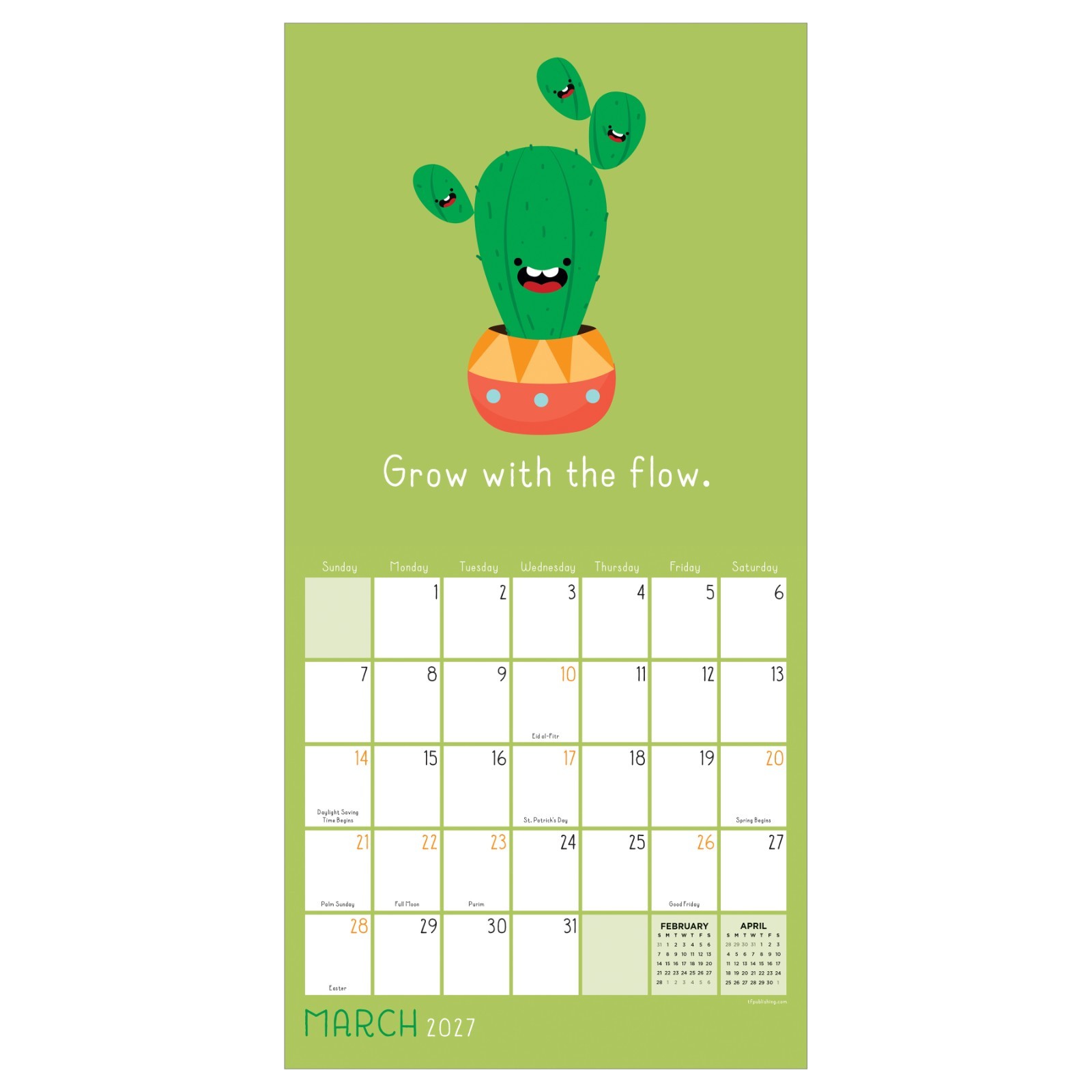 2027 Puns Mini Calendar