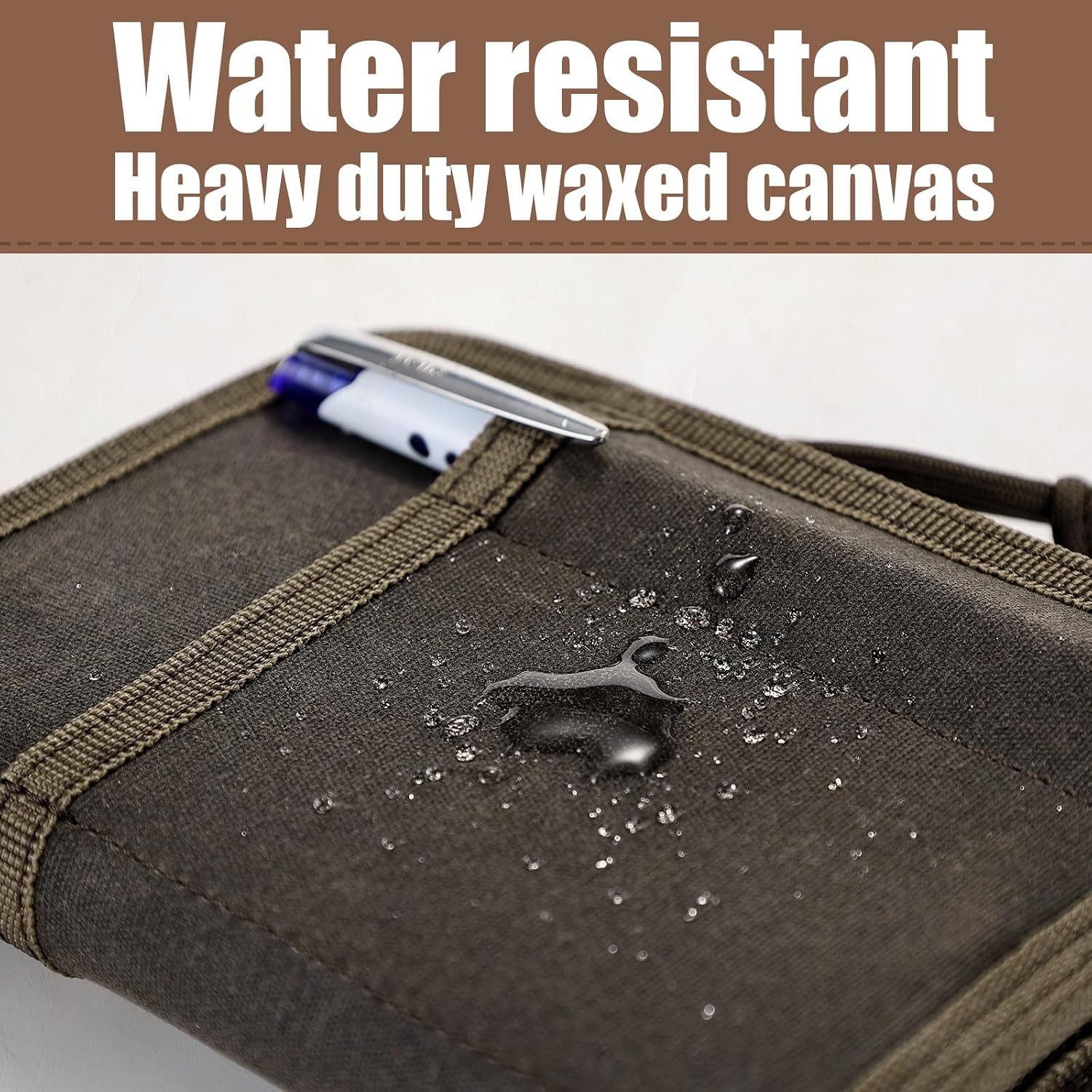 Water Resistant Field Notes 3.5×5.5 Journal Cover Case Wallet for Moleskine