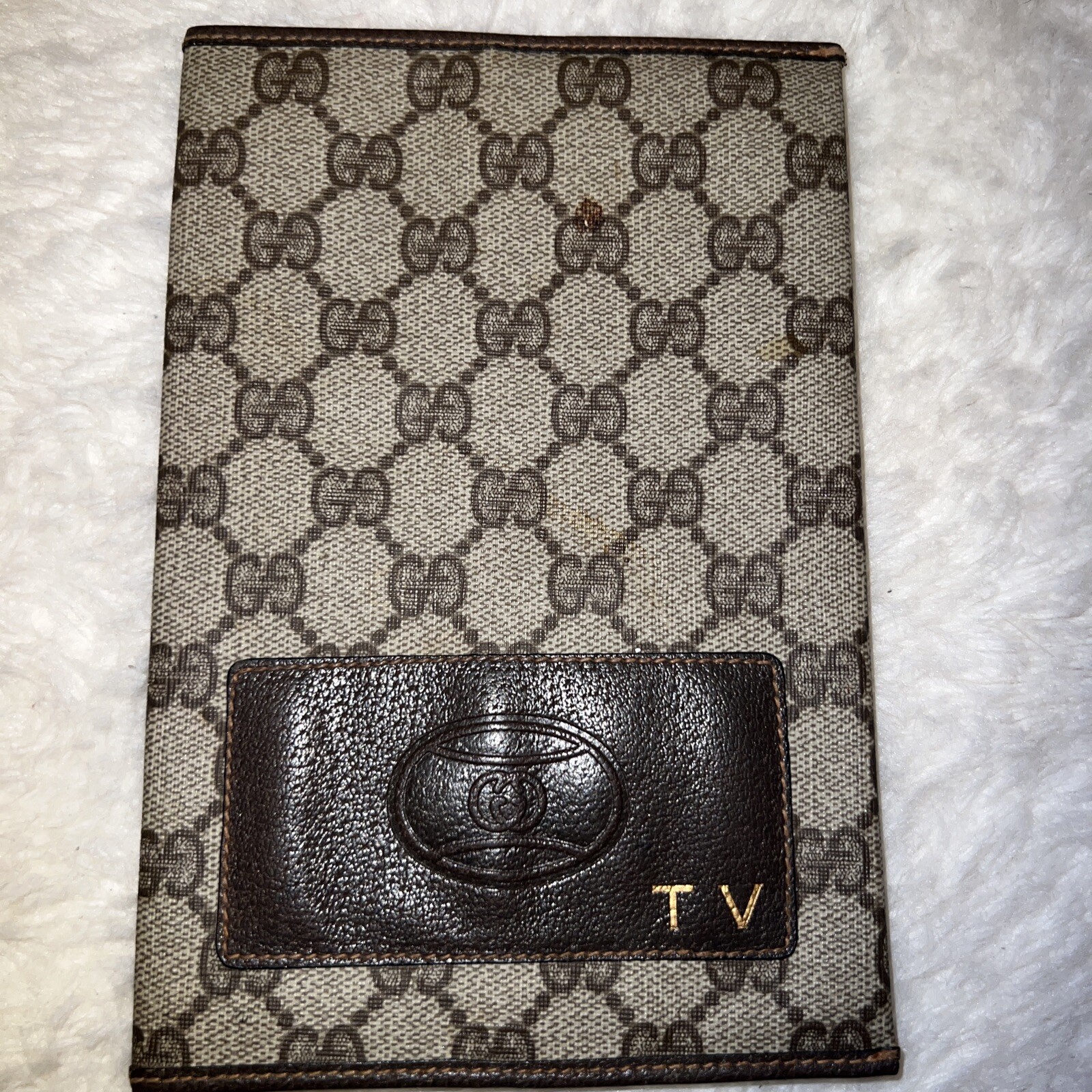 Authentic Vintage Gucci TV /notebook cover