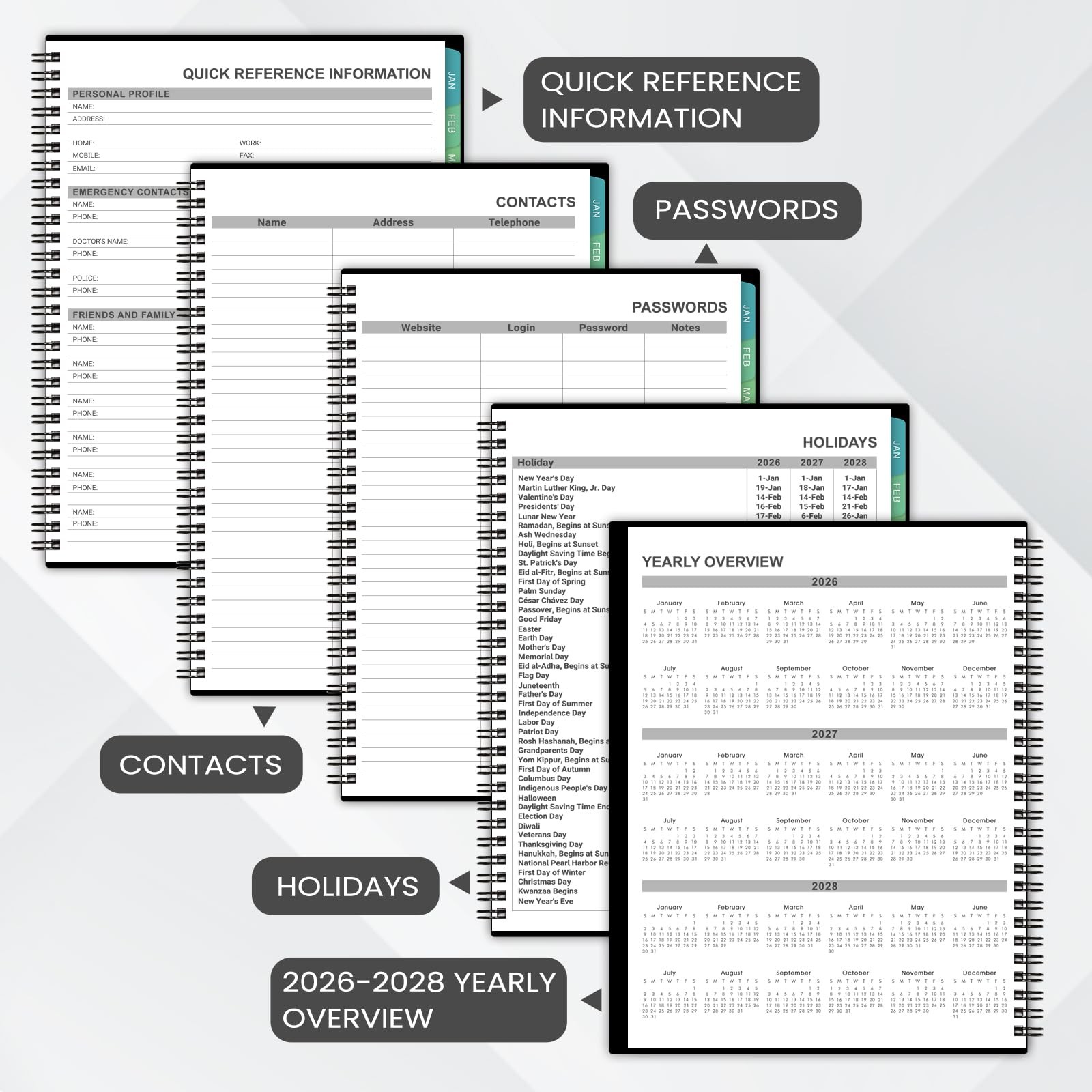 2026 Monthly Planner – 2026 Planner/calendar, Jan 2026 – Unknown_binding