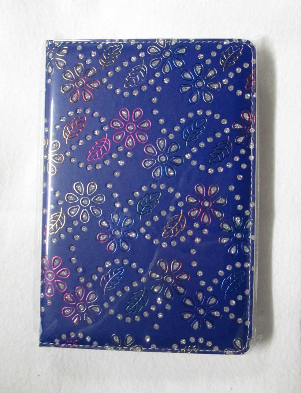 SOFTCOVER JOURNAL NOTEBOOK DIARY ORGANIZER PLANNER-PURPLE FLORAL-110 LINED PAGES