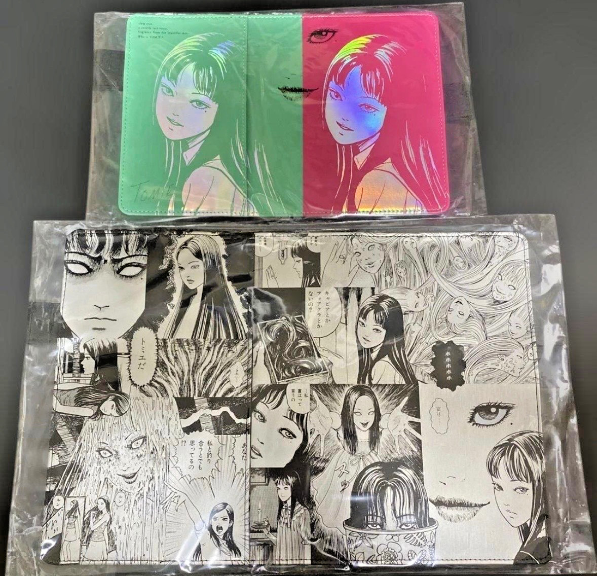 Junji Ito Tomie Hobonichi Techo Cover Set A6 Smirk & A5 Memory Rare Japan