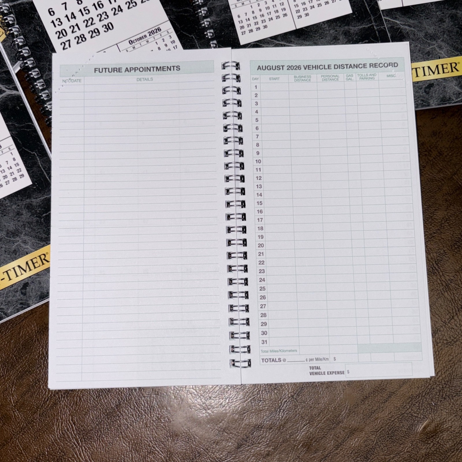 Day-Timer July 2026-June ’27 Pocket Wirebound 2 Page/Day Original Planner Refill