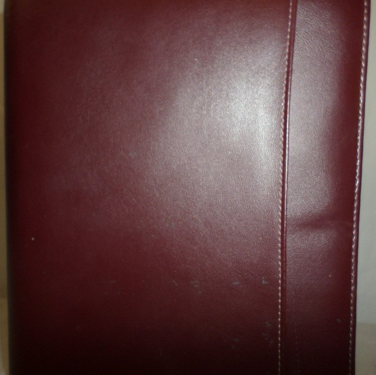 EUC CLEAN CLASSIC EDITION DAY RUNNER RED BINDER DAILY PLANNER CALENDER