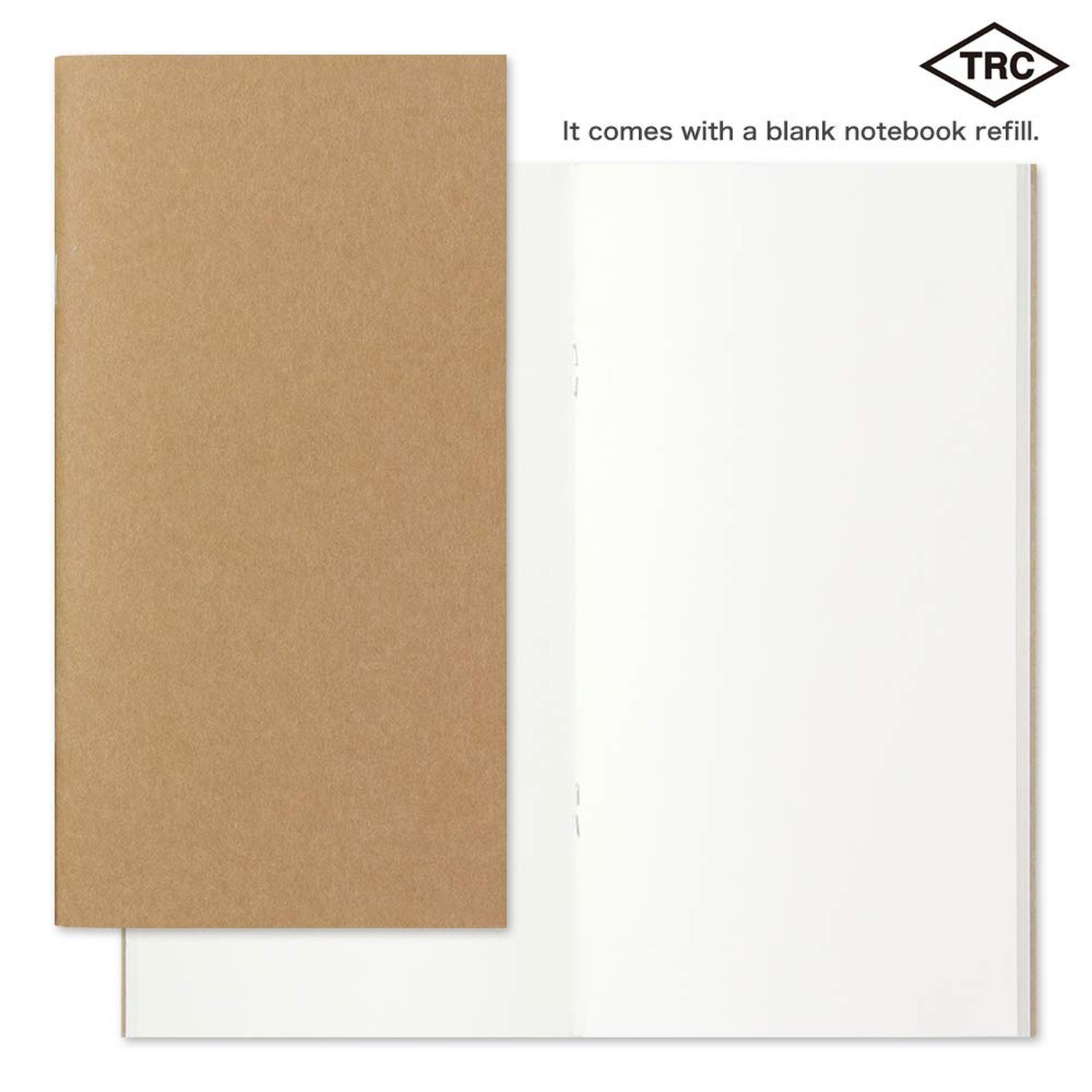 DESIGNPHIL Traveler’s Notebook, Regular Size, Brown 13715006