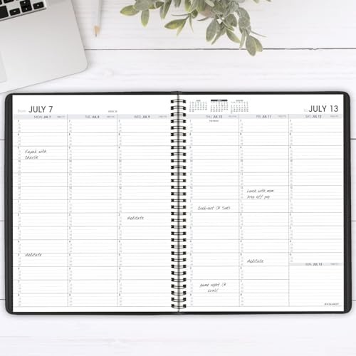 AT-A-GLANCE 2025-2026 ACADEMIC APPOINTMENT BOOK 8-1/4″ X 11″ LARGE – BLACK