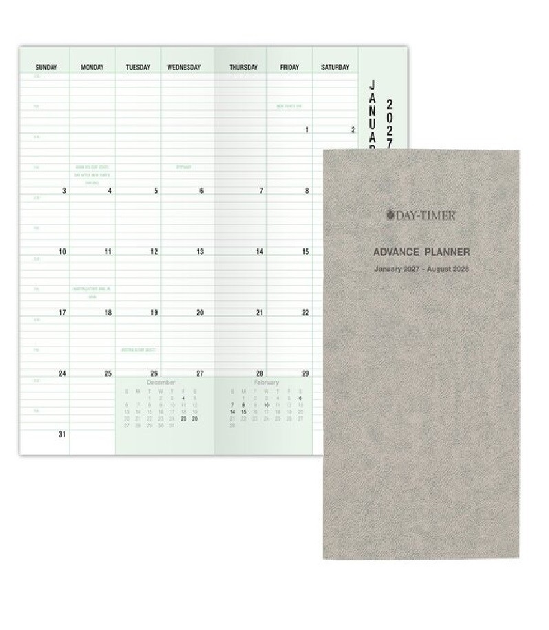 Day-Timer 2027-2028, 20-Mth Advance Planner Refill, Pocket, 3-1/2″ x 6-1/2″