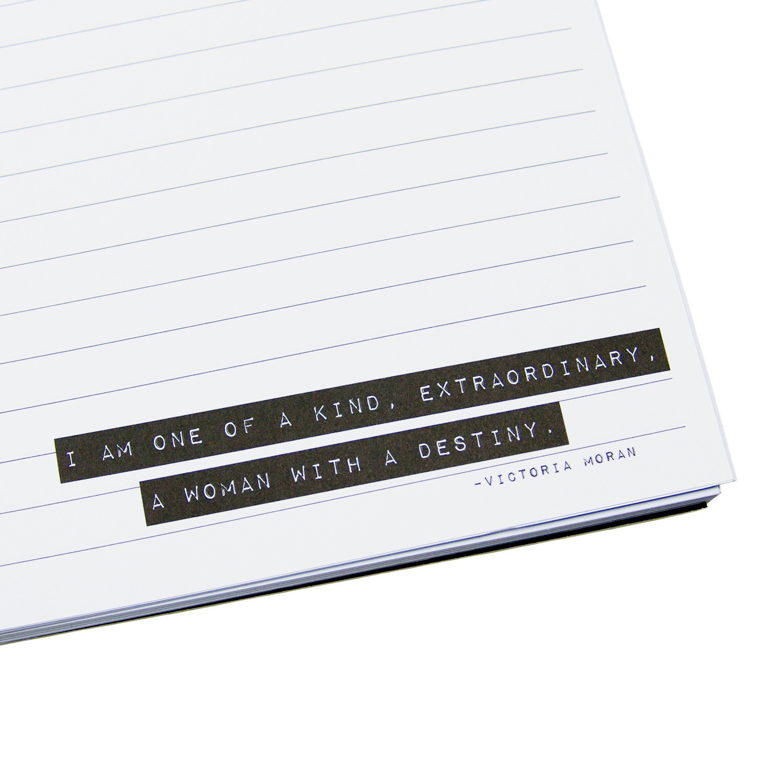 Green Inspired Motivation Writing Journal 1-Subject Spiral Notebook Lined Diary