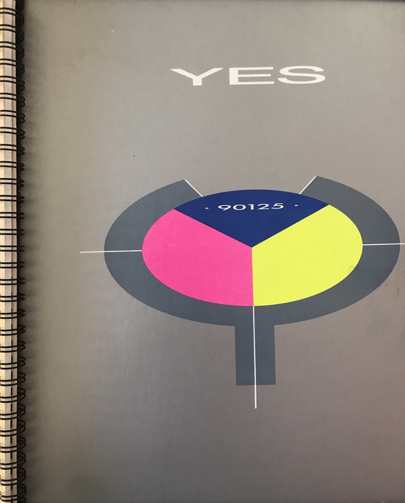 for the Yes – 90125 Anderson Bruford Wakeman Howe Horn fan Album Cover Notebook
