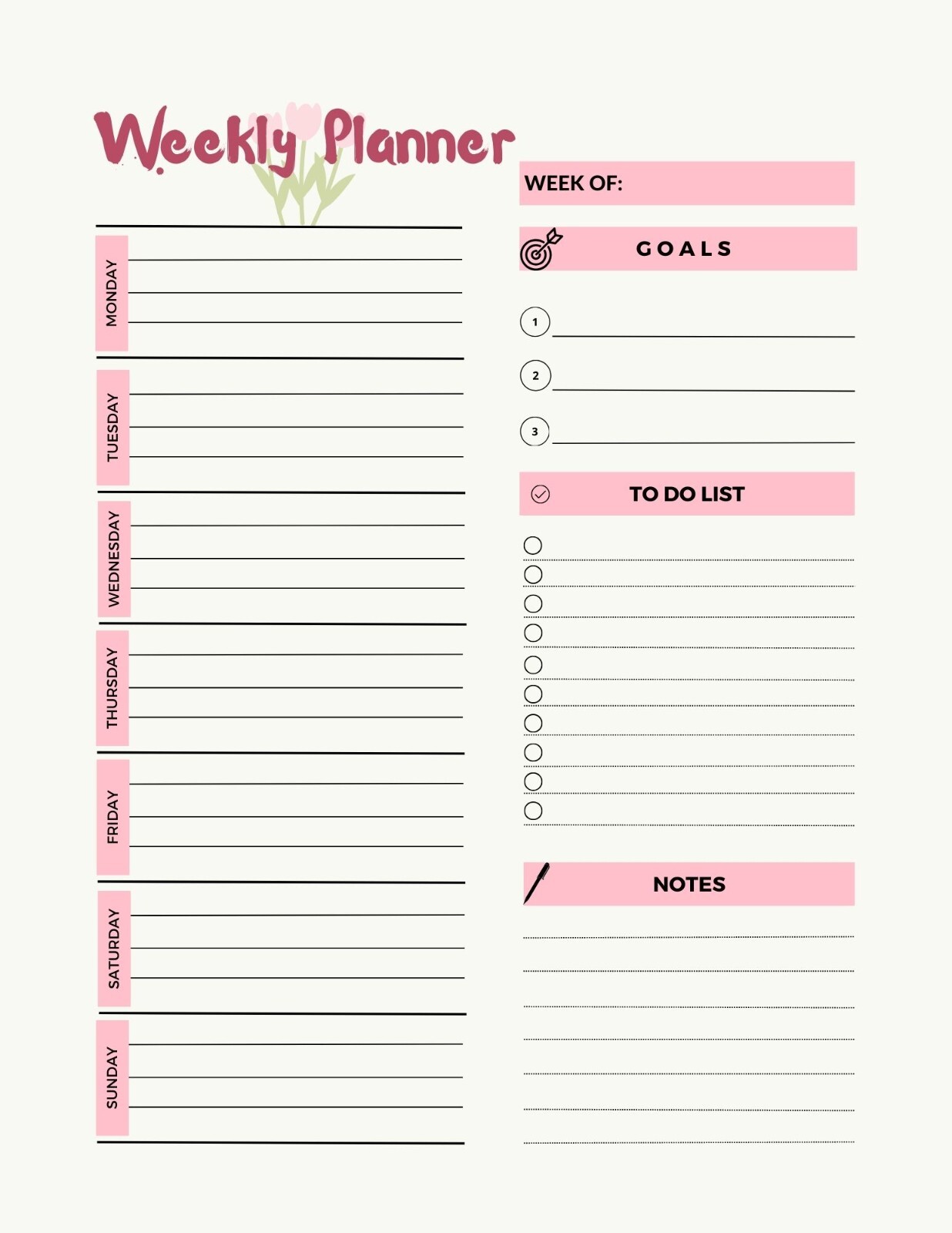 Digital Planner | Daily, Weekly, Work Goodnotes iPad Planner Digital Journal Pdf
