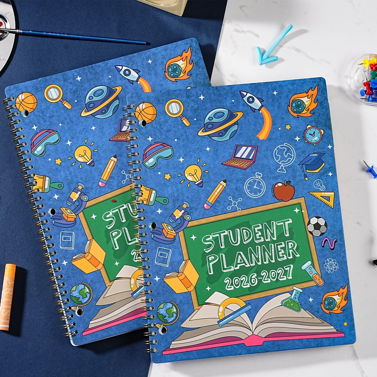 Student Planner 2026-2027 – Planner, School 8.5″ x 11″, Multi-colored