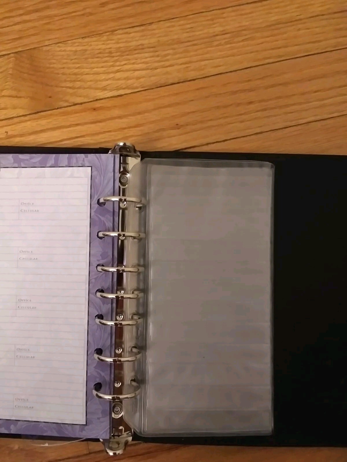 Franklin Covey Burgundy Classic Open Synthetic Materials Binder