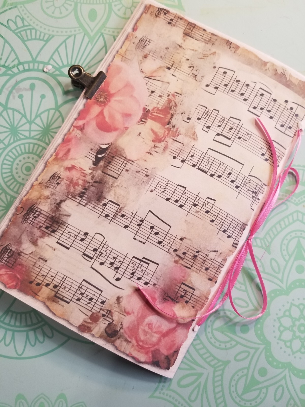 Junk Journal Blank Booklet “THE BALLERINA” HANDMADE Dance Ballet