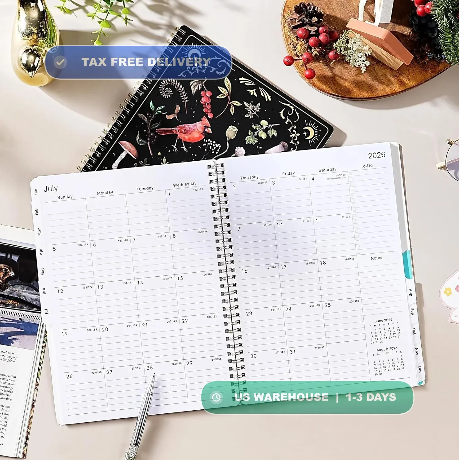 2026 Planner – Planner 2026, 9″ x 11″, Jan 2026 – Dec 2026, 2026 Weekly Monthly