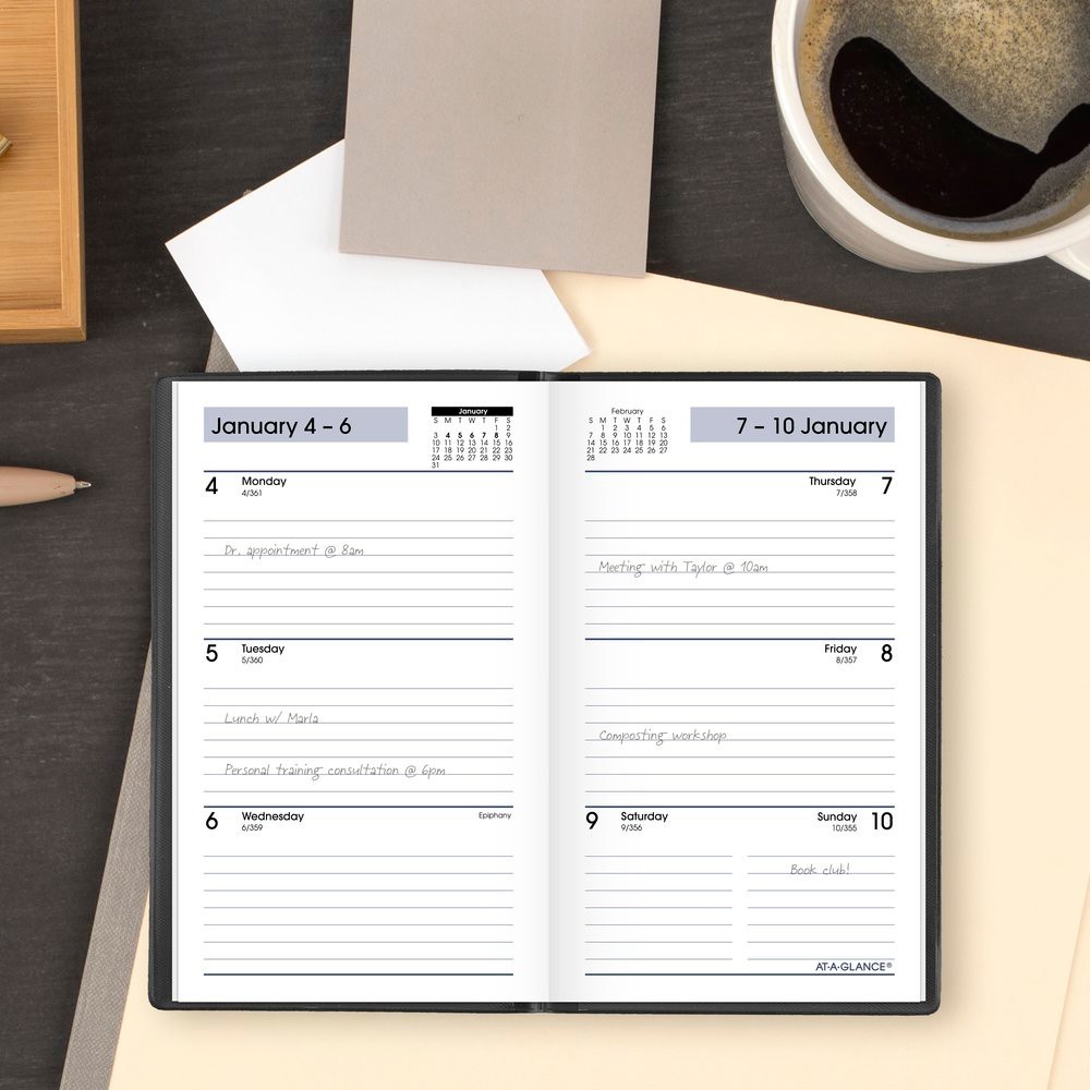 2026 At-A-Glance DayMinder SK48-00 Weekly Pocket Planner, 3-1/2 x 6″