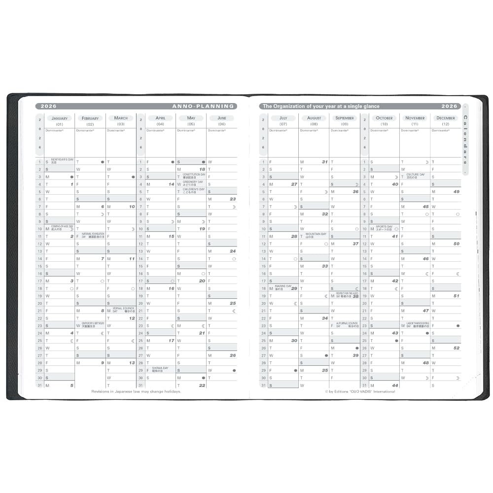 QUO VADIS Planner Diary, Framboise, qv04802fra