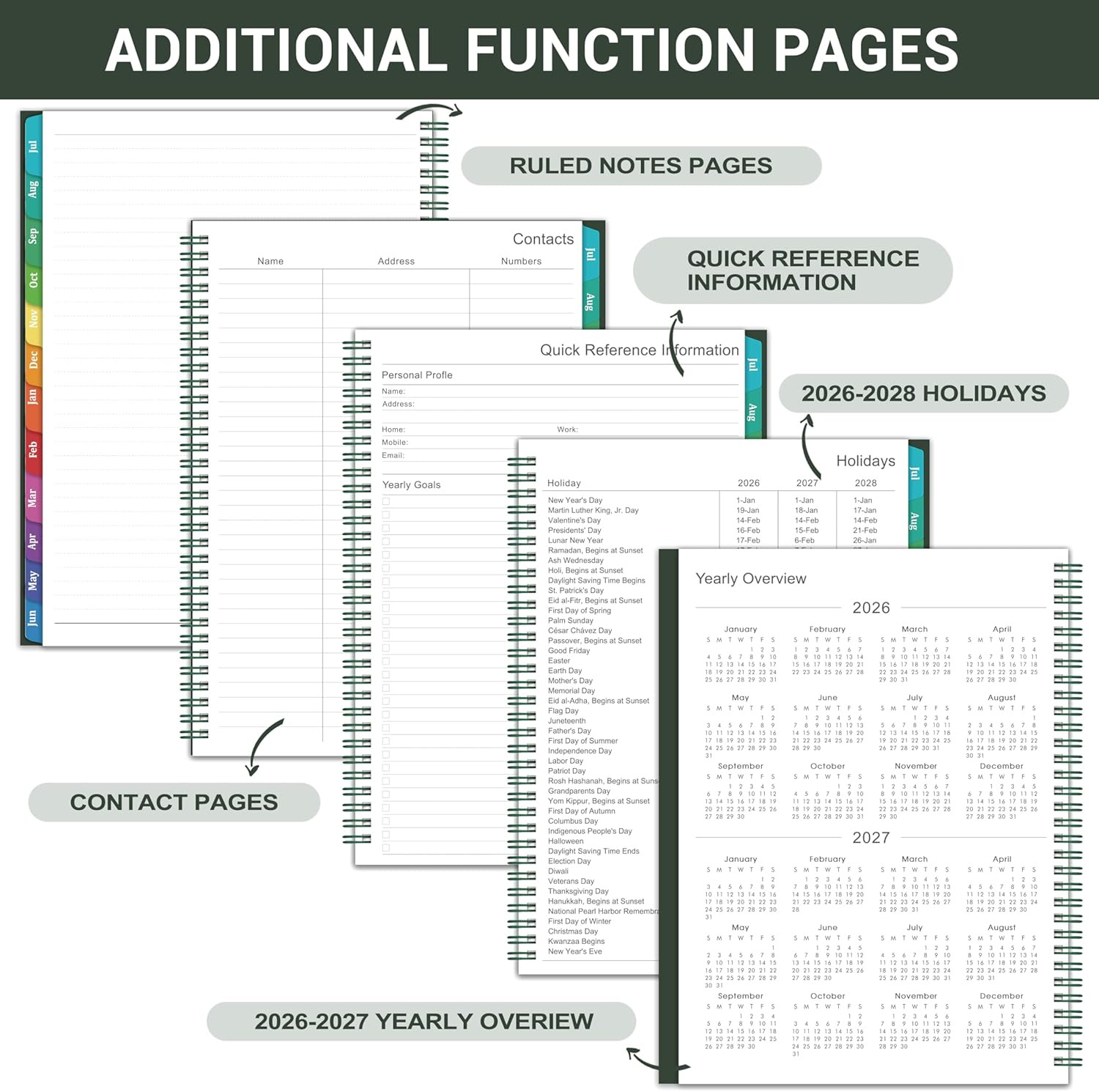 2026-2027 Planner – 2026-2027 Planner Weekly and Monthly, Jul. 2026 – Jun. 2027