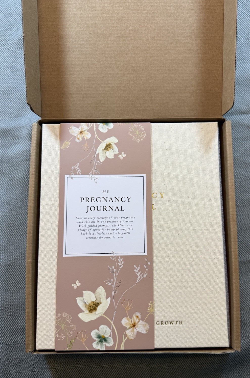 Peachly Pregnancy Journal New Open Box