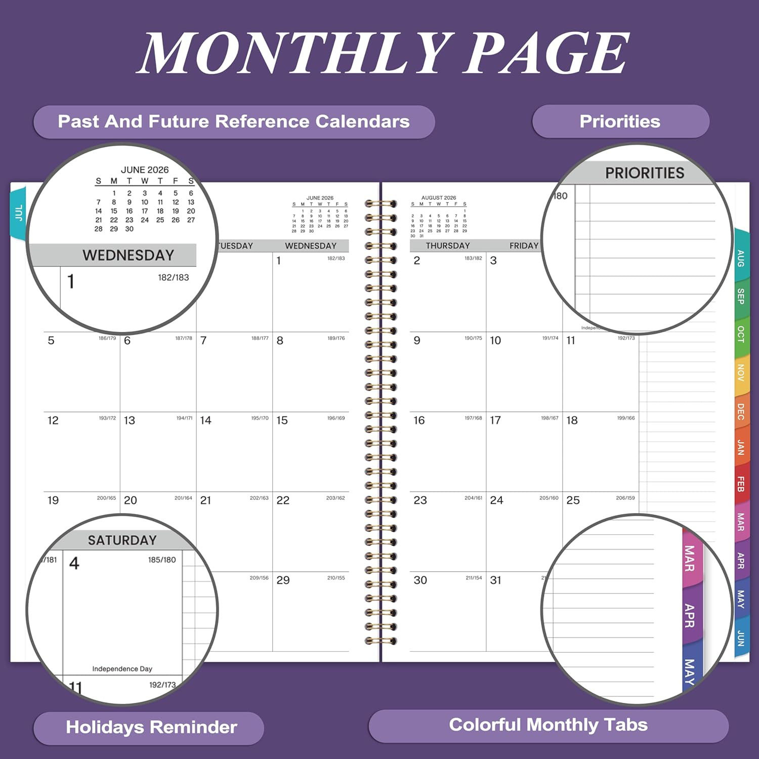 2024-2025 Weekly Appointment Book/Planner: Daily Hourly Planner, 8″ X 10″