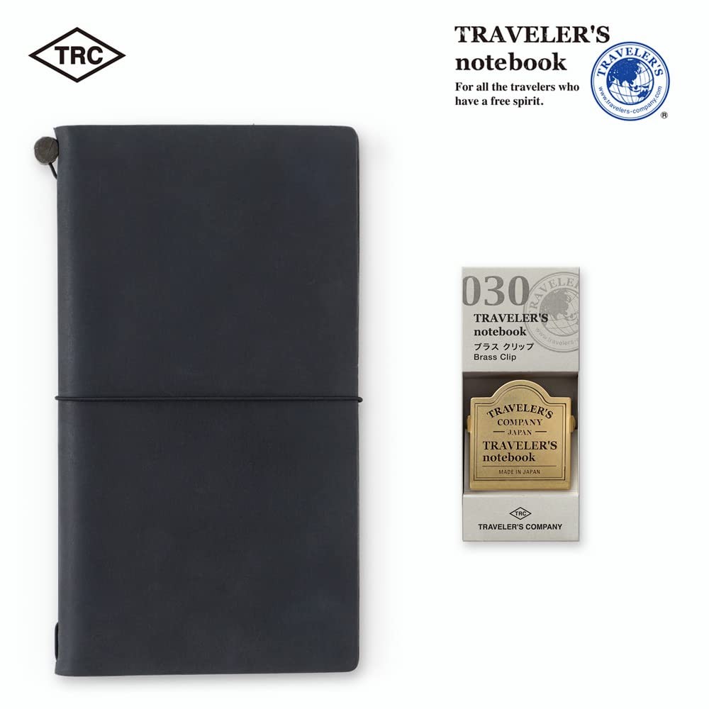 Traveler’s Note Brass Clip TRC Logo Pattern 43089006