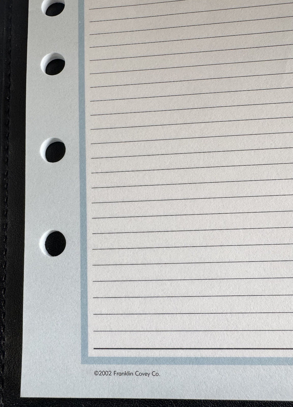 VTG Y2K Franklin Covey 365 Black Planner Zip Around 7 Ring Binder 10.5×8 🔥🔥