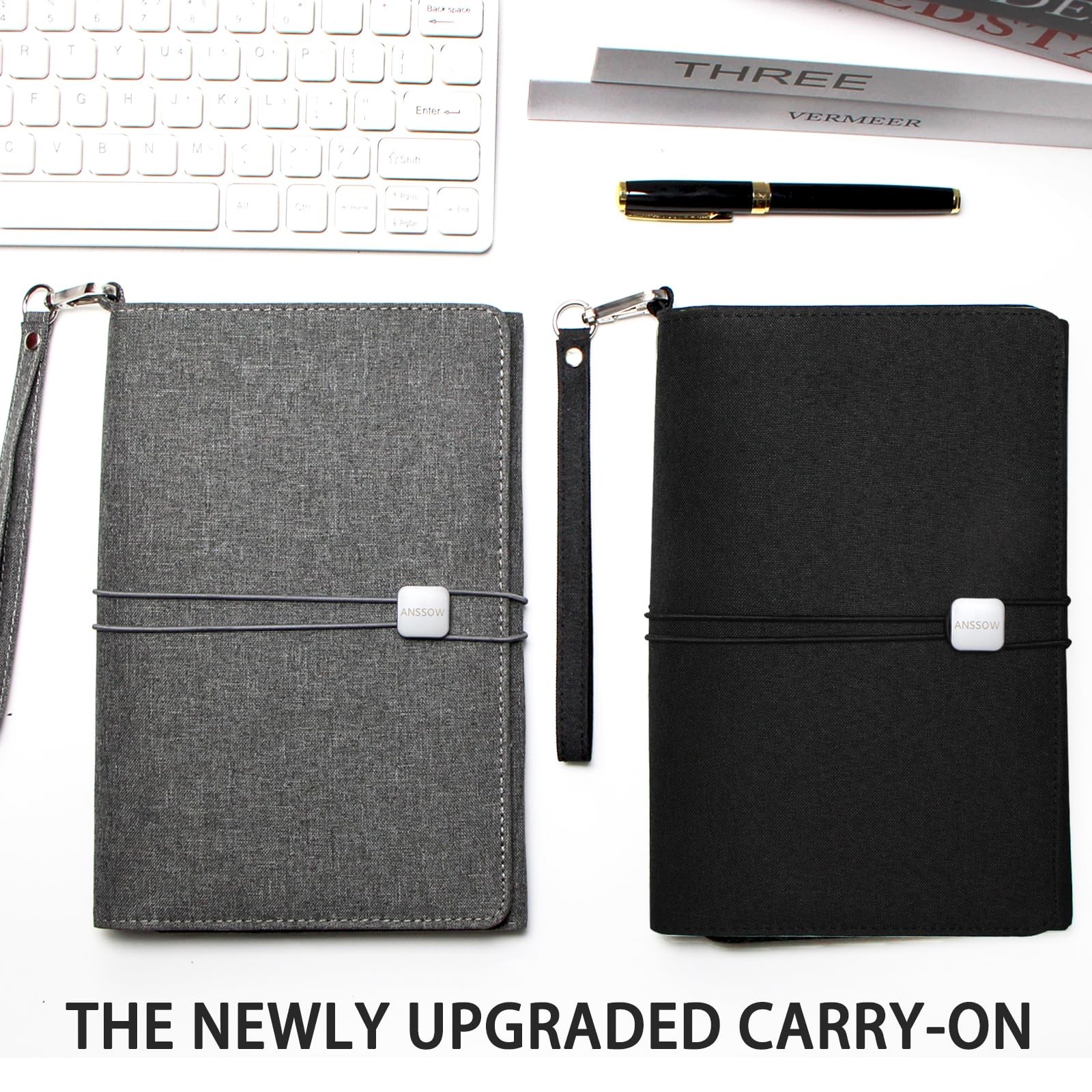 Folio Cover with Rocketbook Notebook – Portfolio Organizer Padfolio, Business…