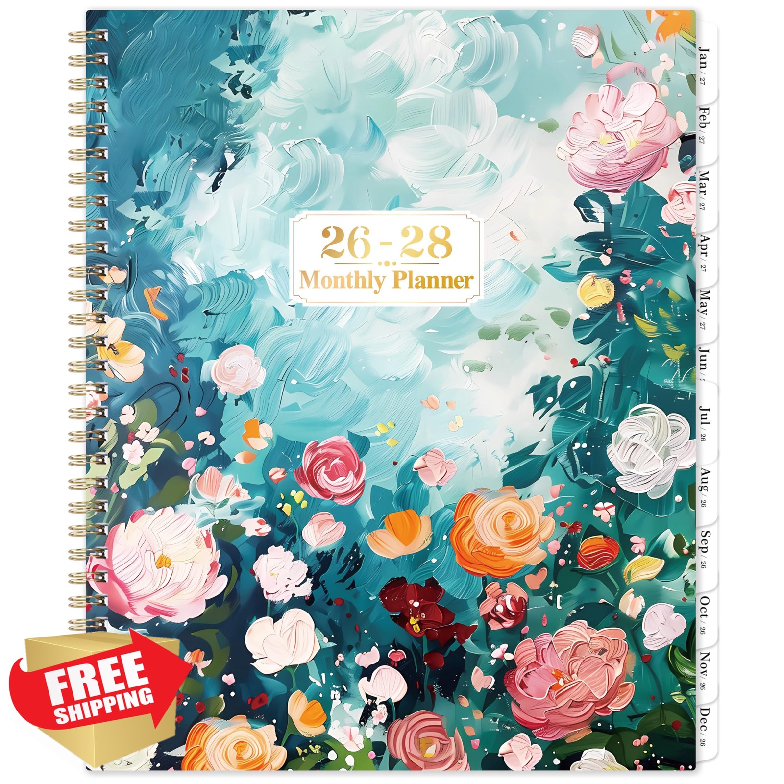 Youthamazing 2026-2028 Monthly Planner Floral