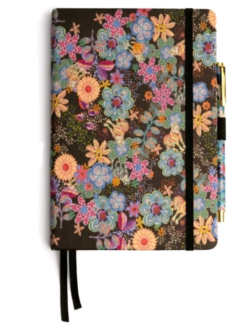 New Johnny Was Caetana Boho Tiger Journal and Pen Set