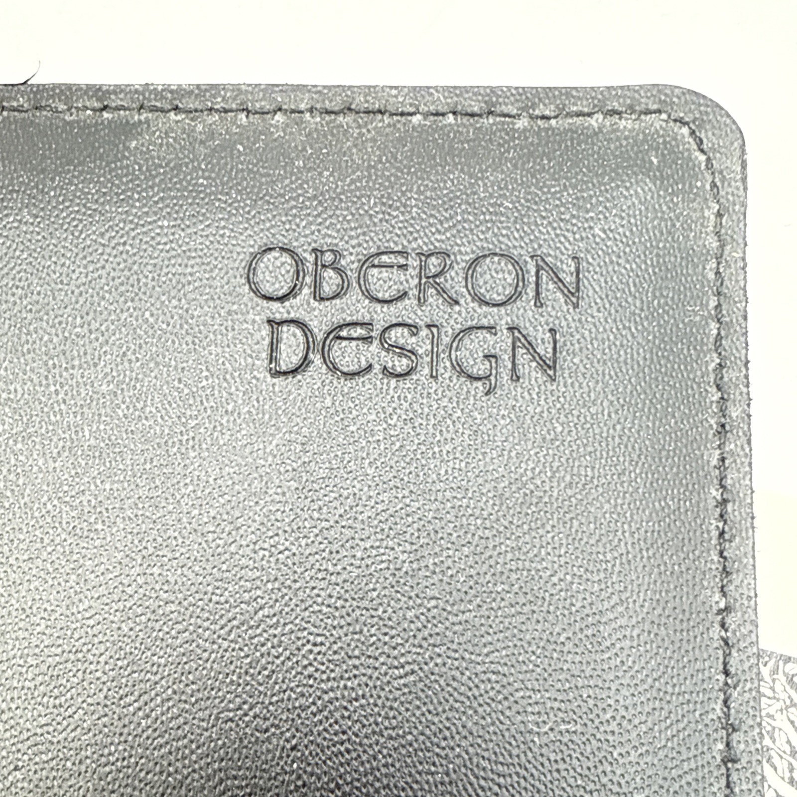 Oberon Celtic Oak Tooled Brown Leather Refillable Notebook Journal Cover 5”x7”