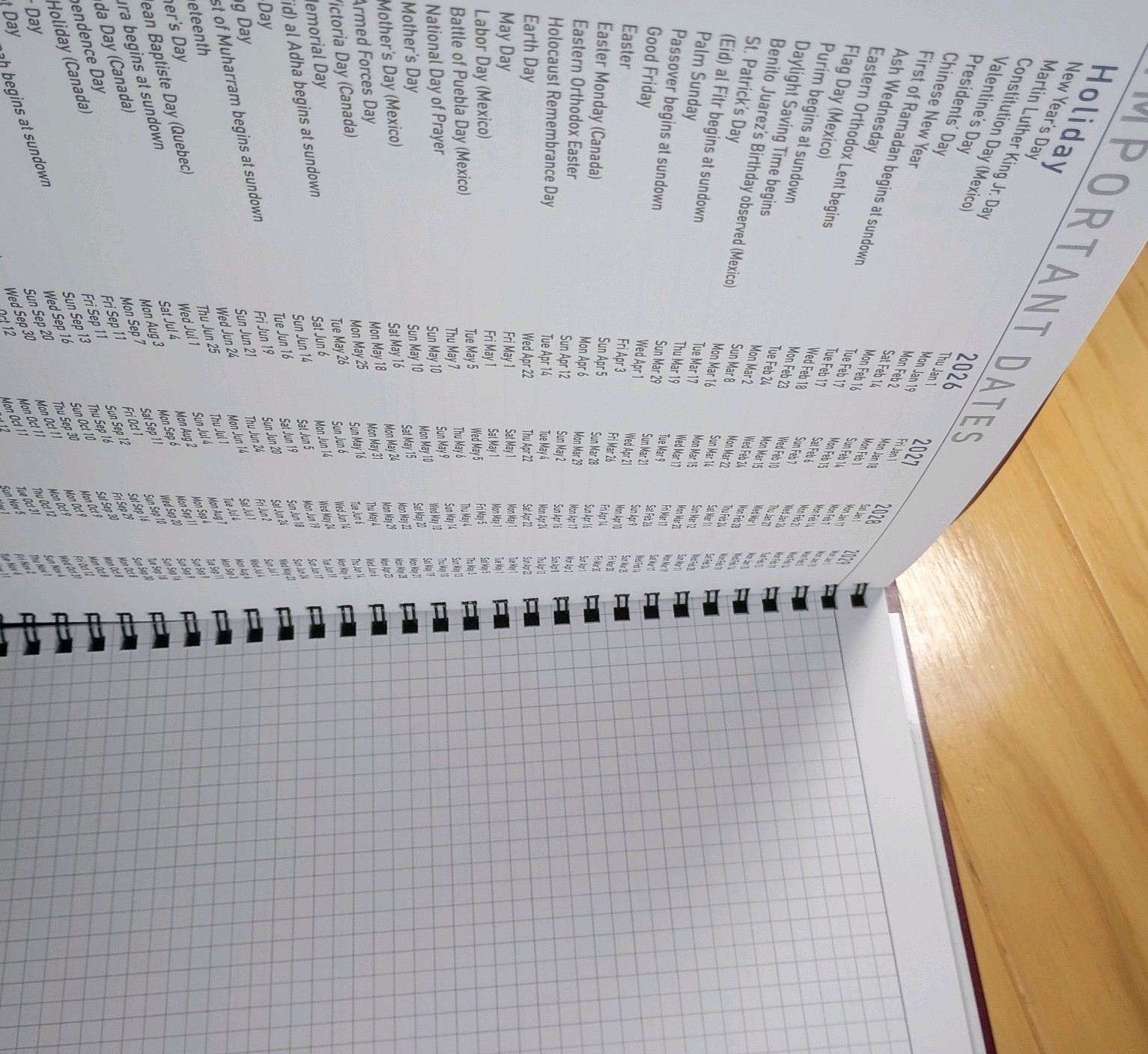 AT-A-GLANCE My Month 2026 Item #70250X-14 New