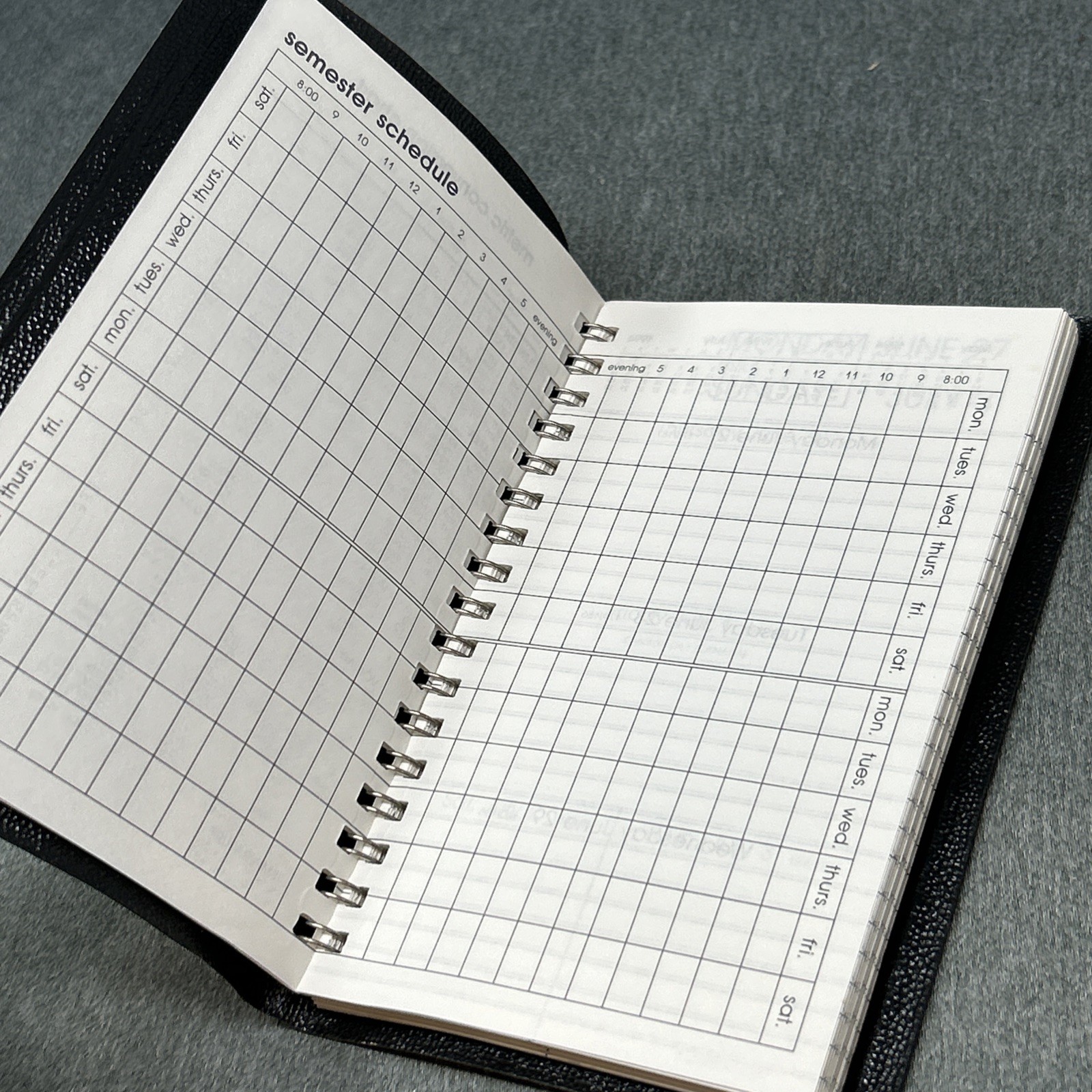 1990s At A Glance Academic Planner Black Keith Clark Spiral Bound Organizer READ
