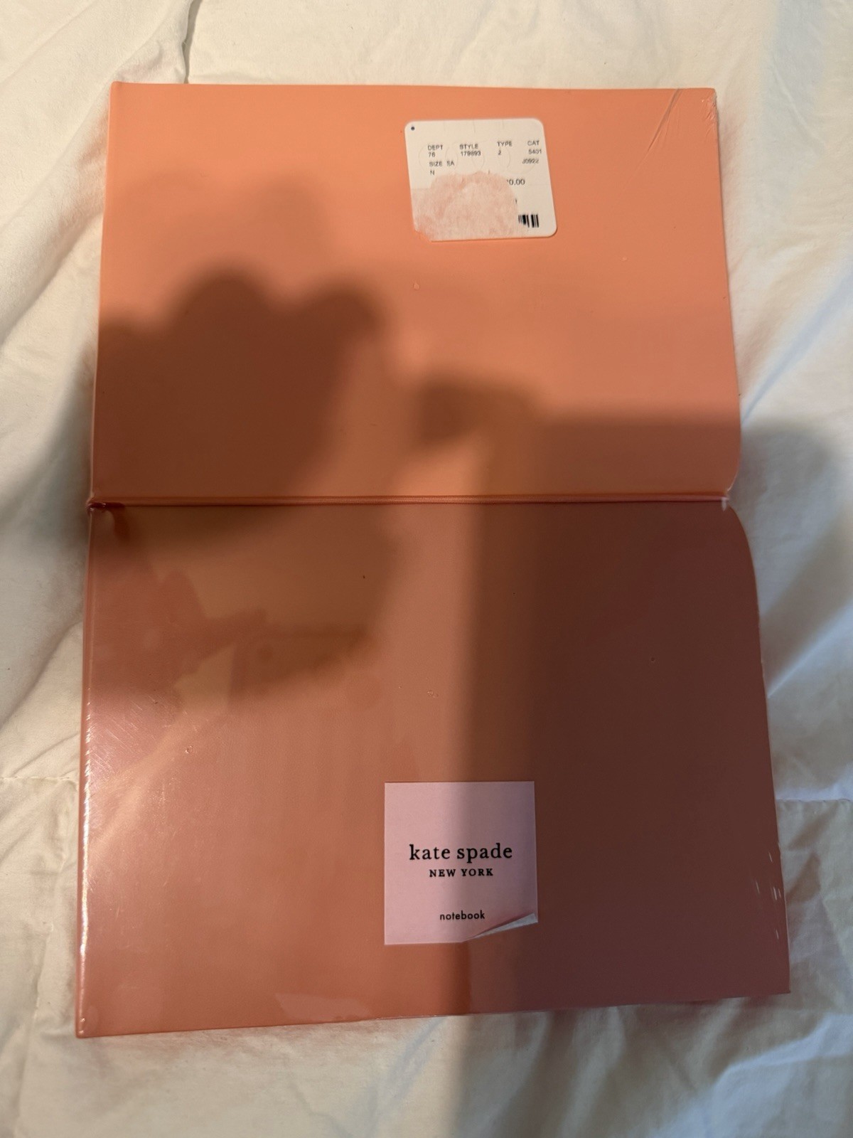 NWT Kate Spade Notebook Pink Plunge 168 Page Elastic Closure School Work Journal