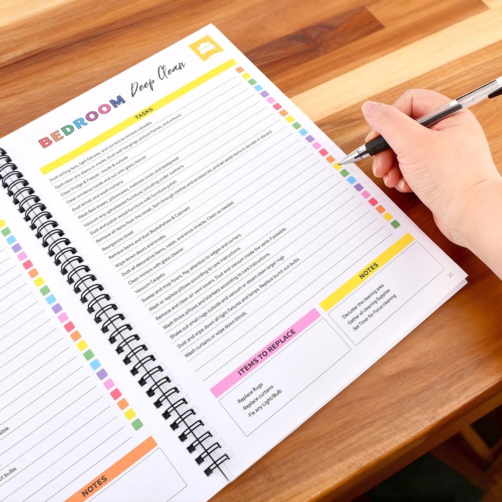 Adhd Cleaning Planner, Adhd Cleaning And Organizing Planner For Adults And